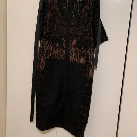 Byron Lars Carissima Sheath Dress Size 16 - Picture 2 of 6